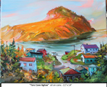 Tors Cove Aglow, Oil on Canvas